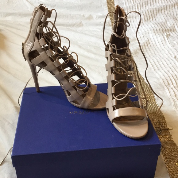 Brand new Aquazurra Lace up heels - Picture 2 of 4